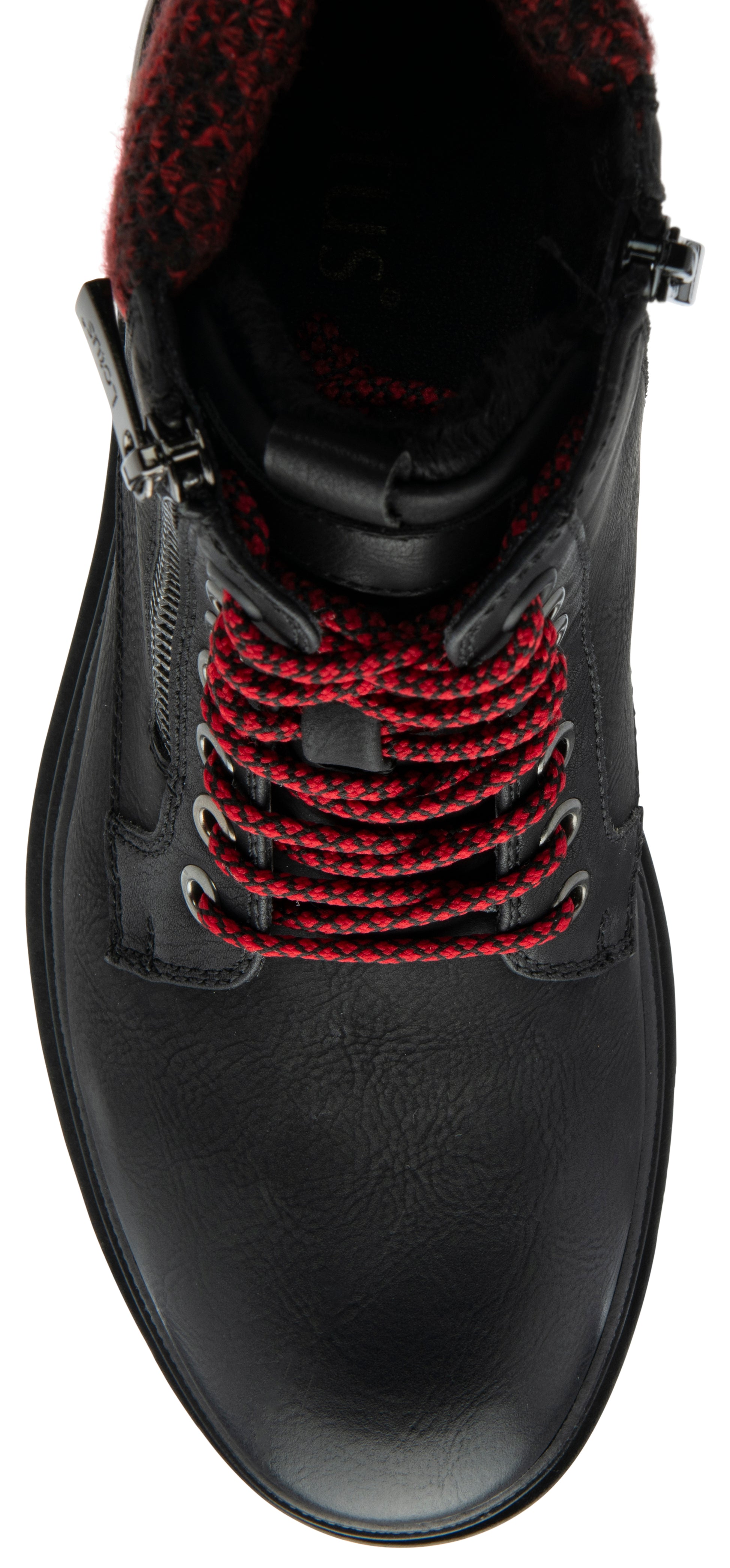 Lotus Boot Saundra Waterproof Hiker style Ankle Boot ULB387 BLACK