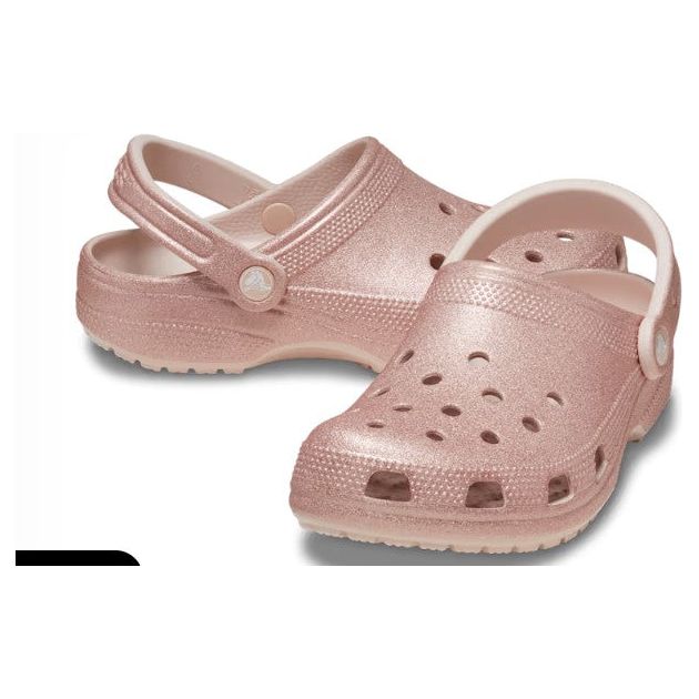 Crocs Youths Classic Glitter Clog QUARTZ 205942-6WV