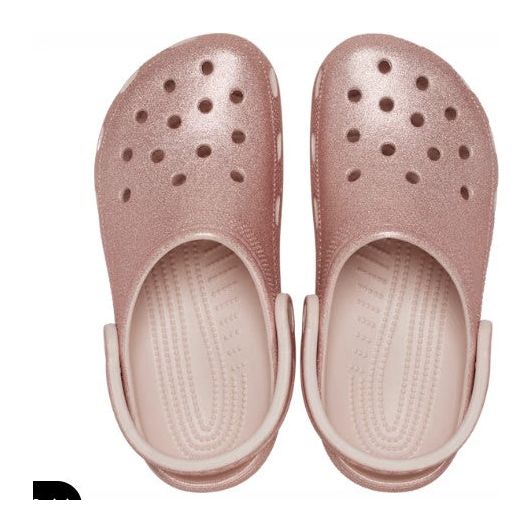 Crocs Youths Classic Glitter Clog QUARTZ 205942-6WV