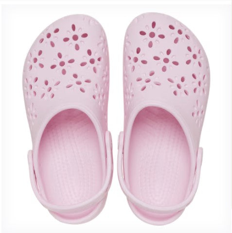Crocs Floral Cut out Clog 210943 LIGHT PINK 210943 6ZW