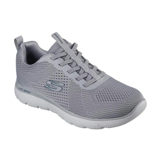 Skechers 232963 Grey Slip On Trainer 232963-GYNV