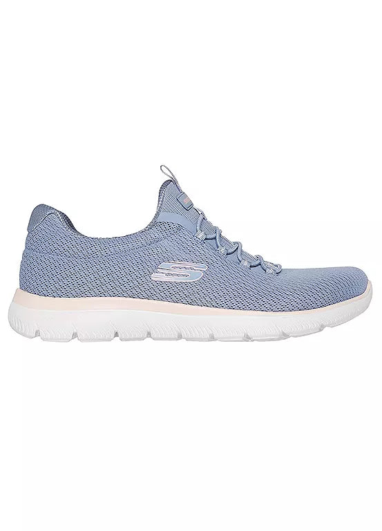 Skechers Slip On Trainer 150268 LIGHT BLUE 150268LBMT