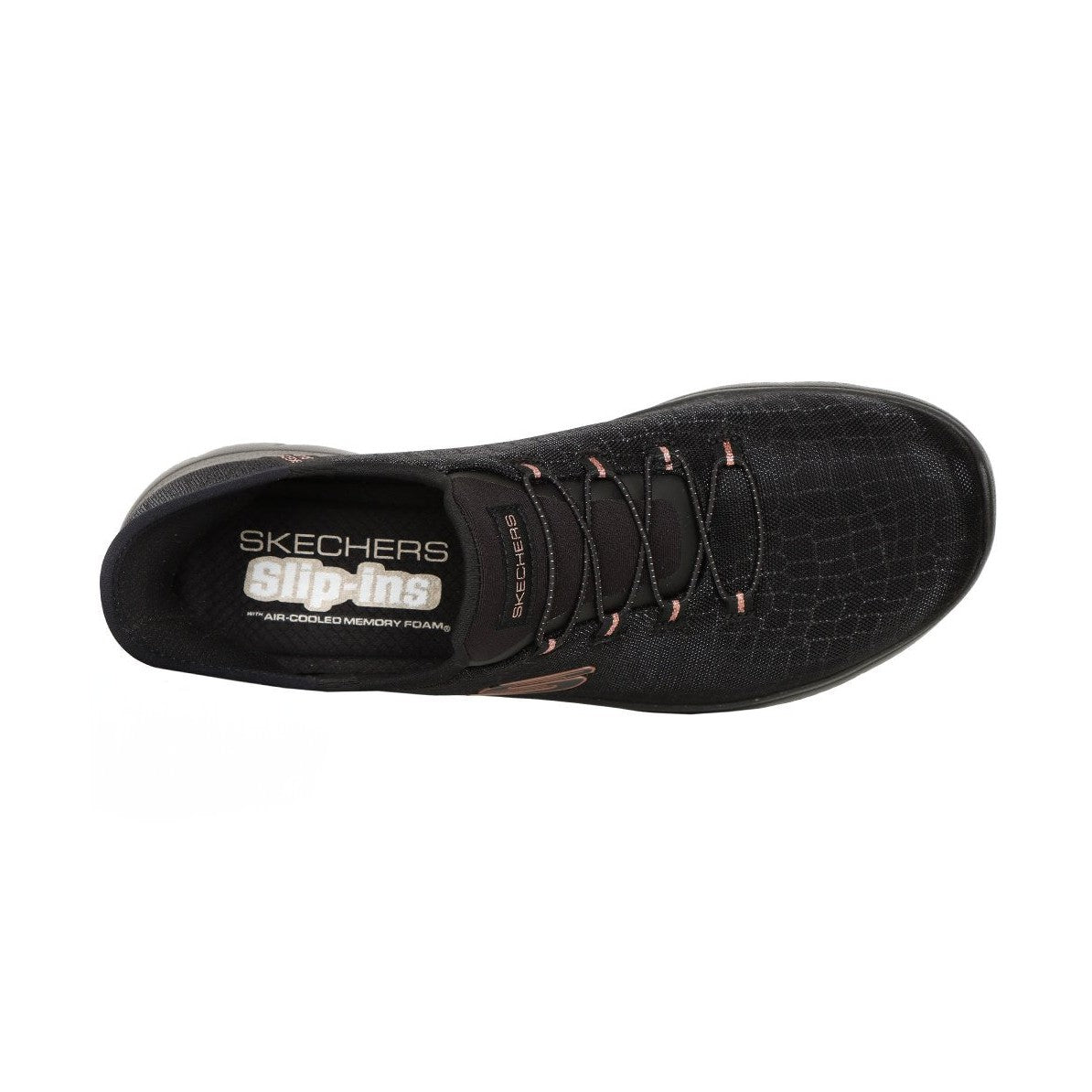 Skechers Slip Ins 150128BKGD Black Dressy Trainer