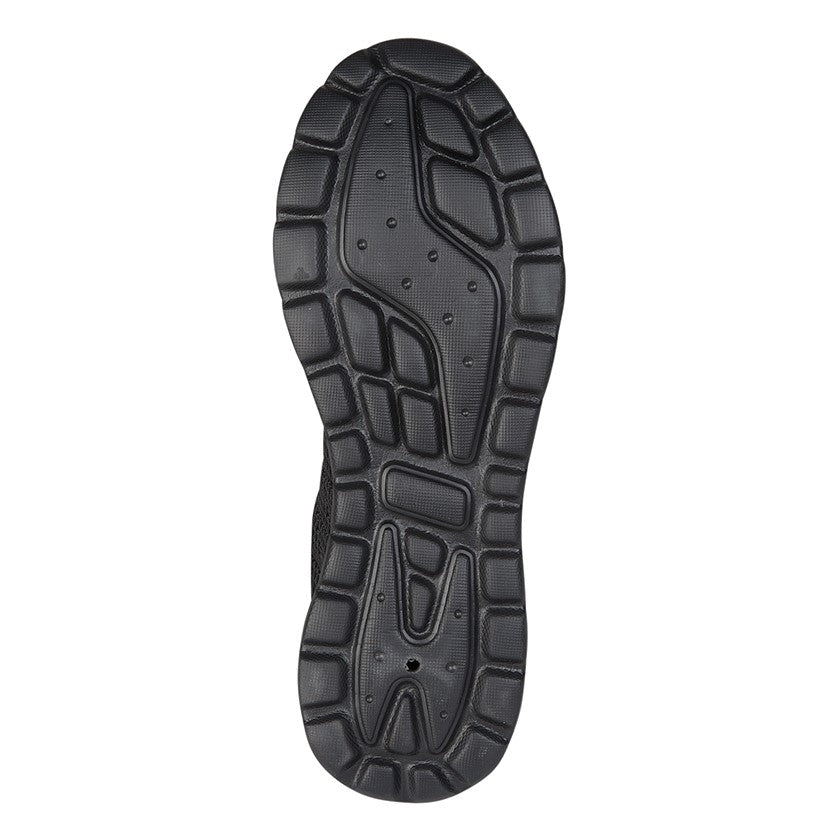 Dek T686 BLACK Lightweight Memory Foam Lace Up Trainer