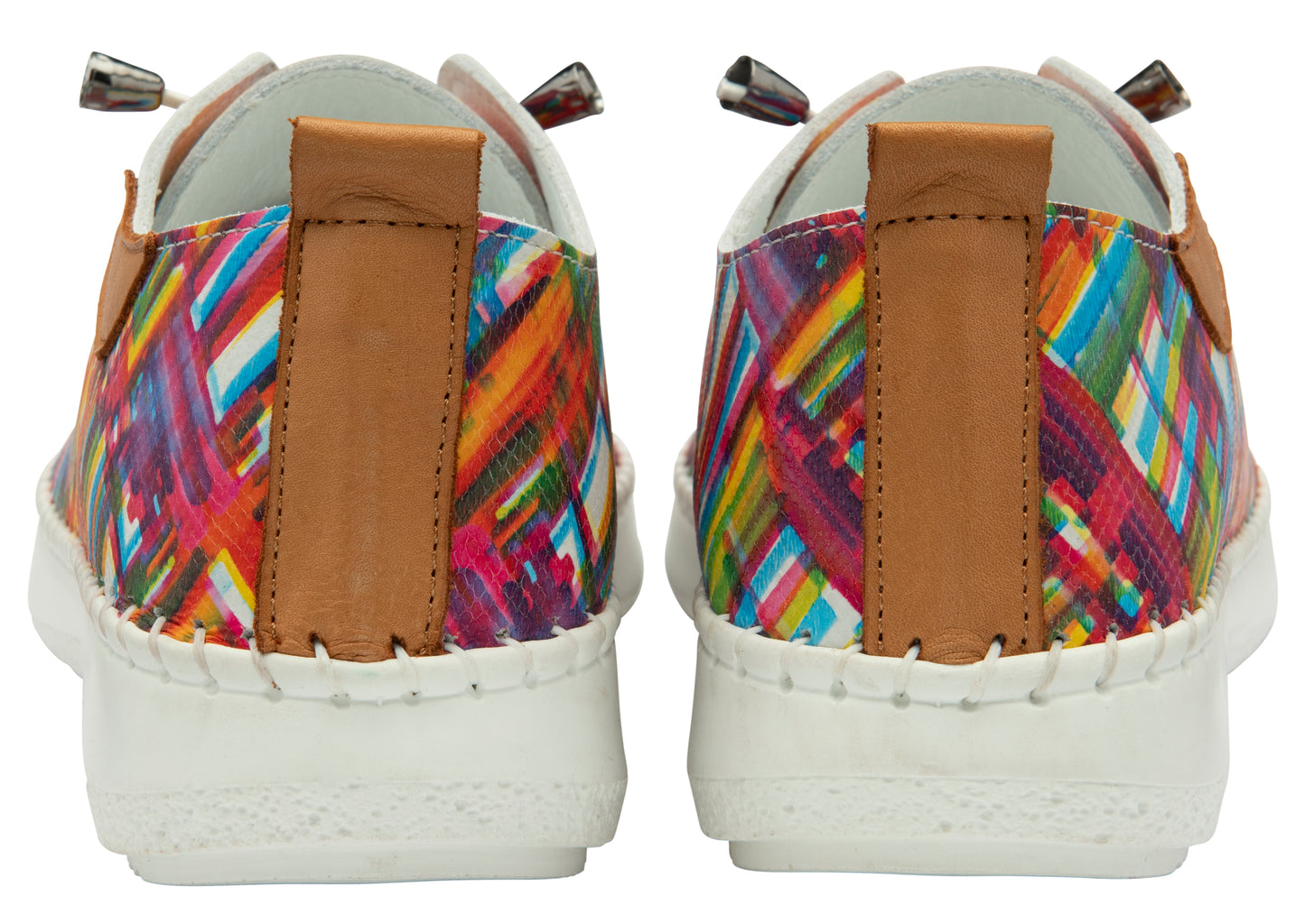 Lotus Casual leather Shoe ULS484 Tassia in TROPICAL Print