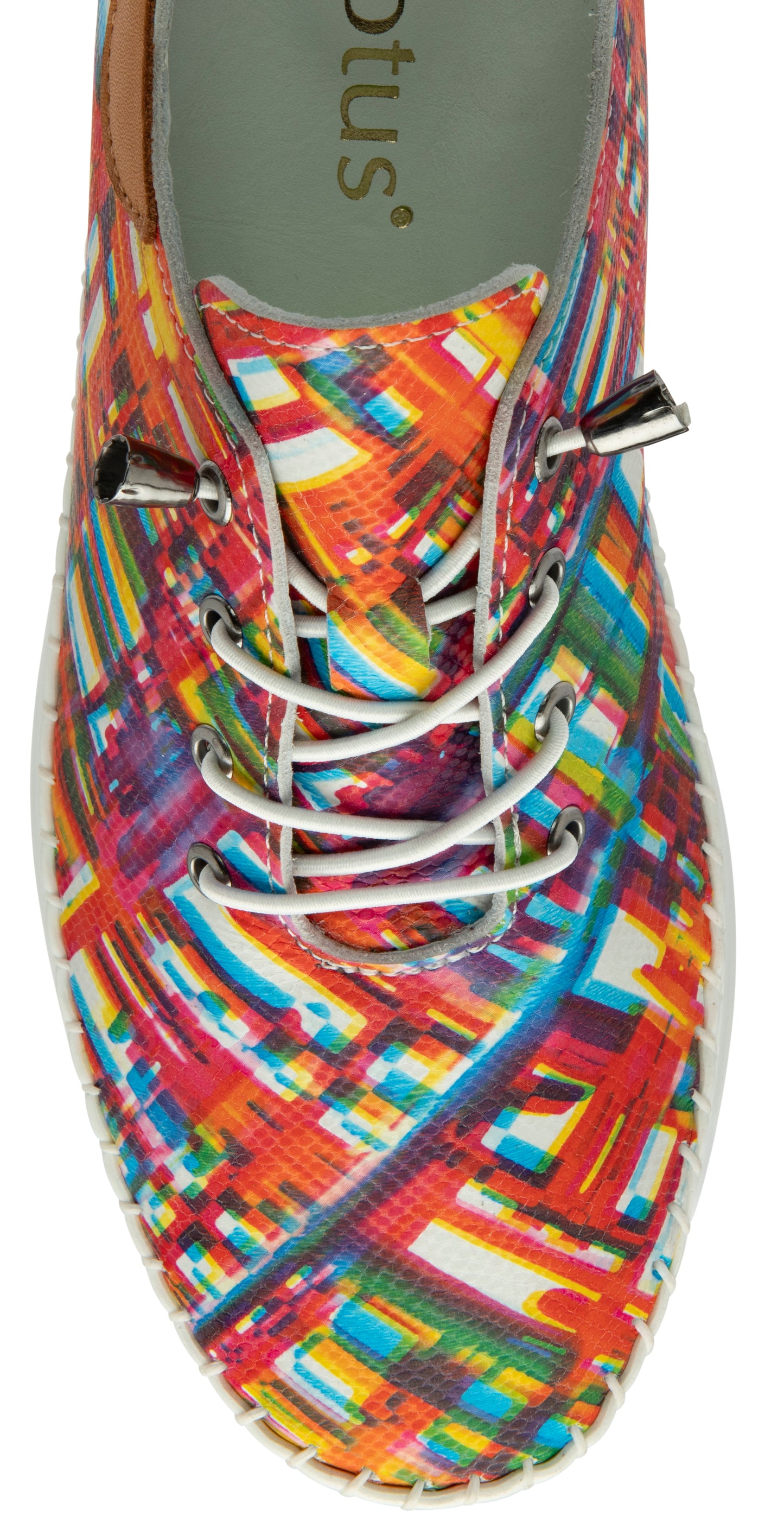 Lotus Casual leather Shoe ULS484 Tassia in TROPICAL Print