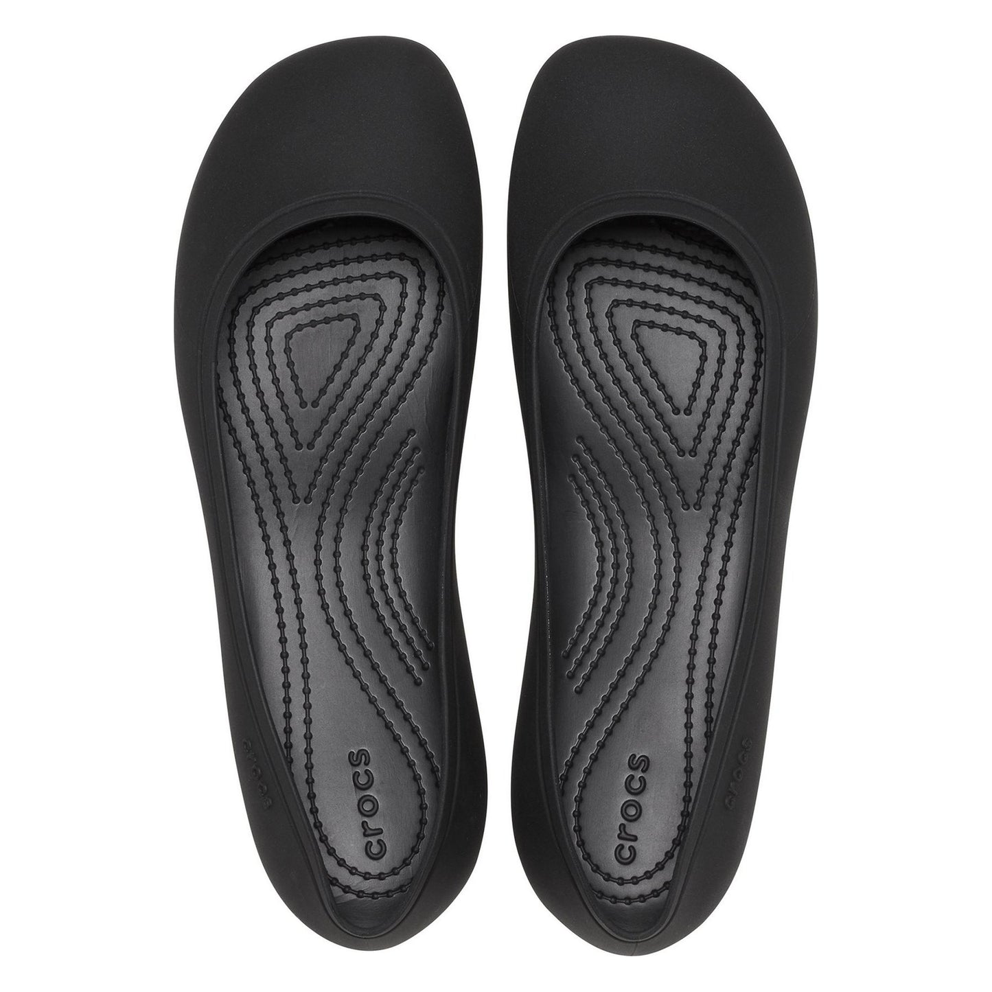 Crocs Brooklyn BLACK Flat Shoe 209384-001
