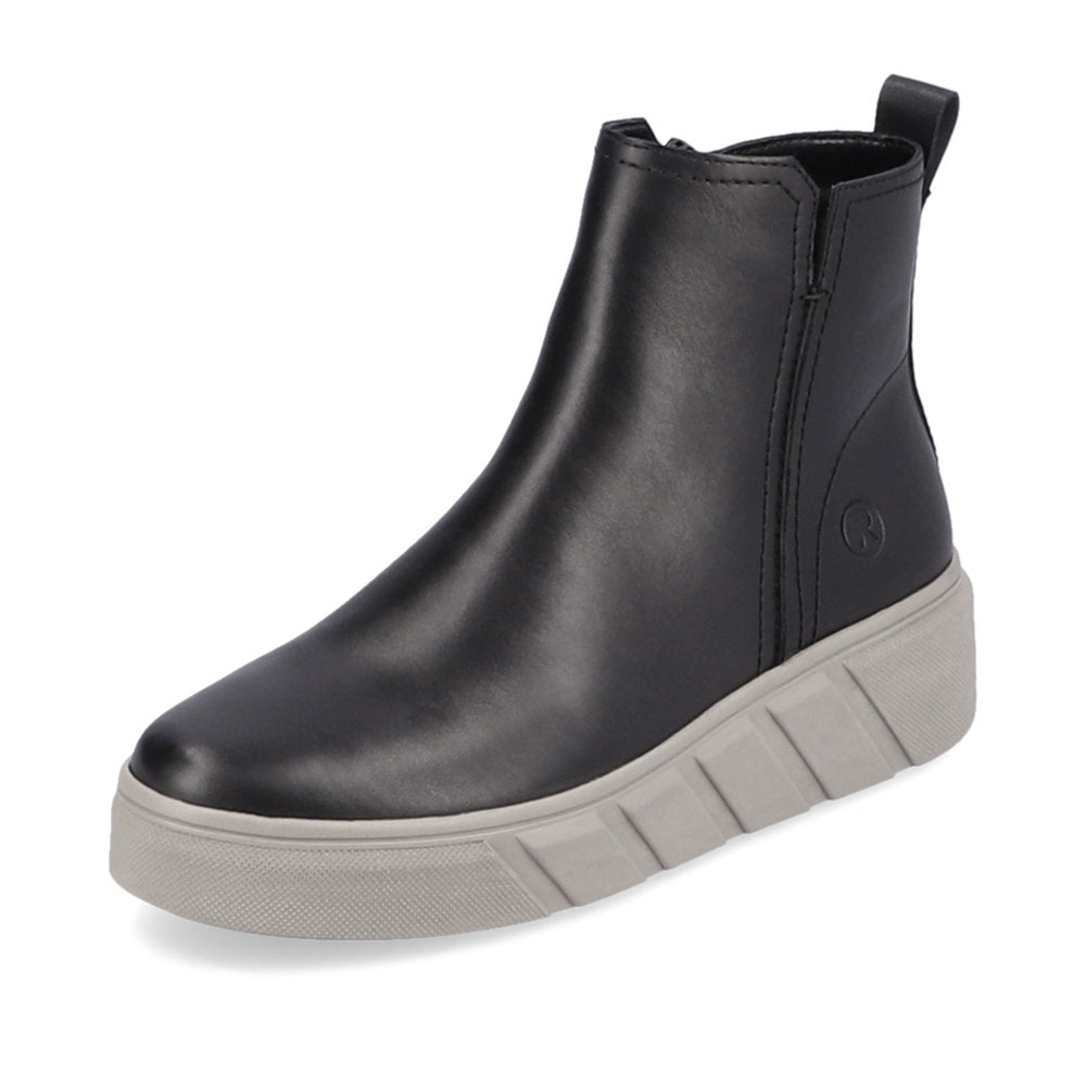 Rieker R'evolution Ankle Boot Zip W0562-00 BLACK