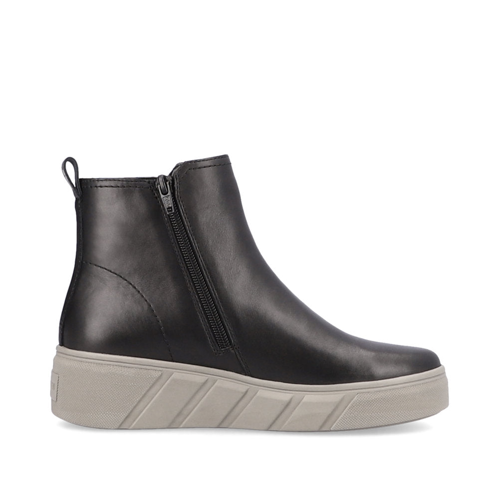 Rieker R'evolution Ankle Boot Zip W0562-00 BLACK