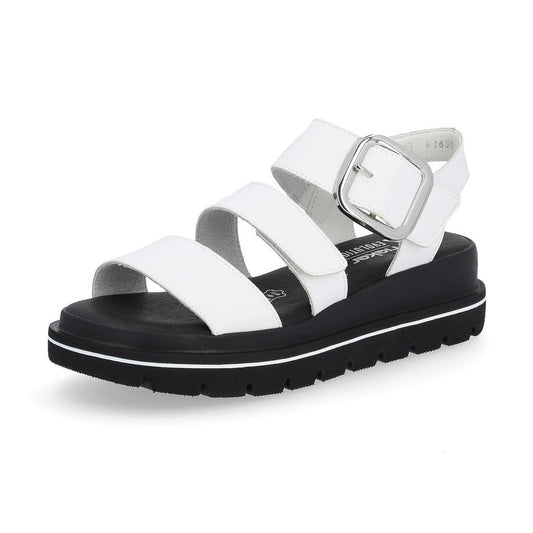 Rieker R-Evolution Chunky Wedge Sandal W1650-80 WHITE