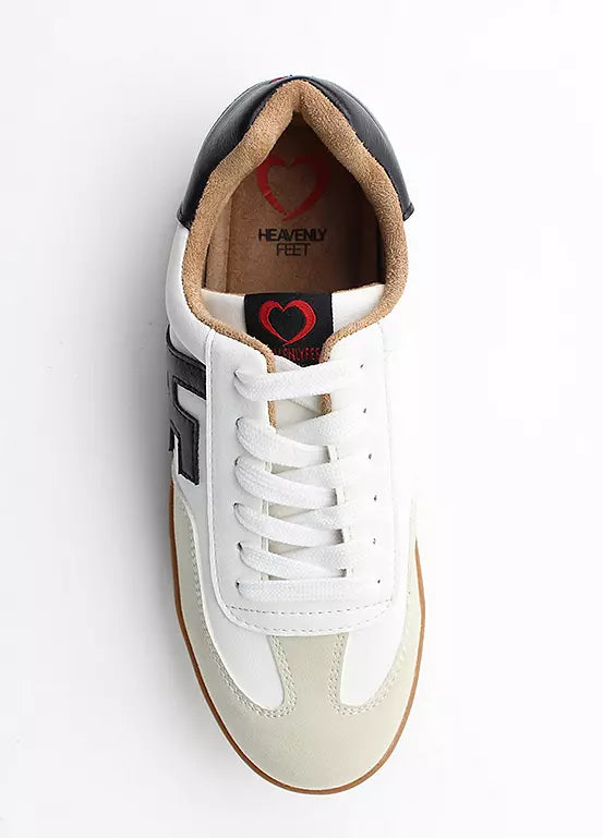 Heavenly Feet Madison WHITE Casual Shoe / Trainer