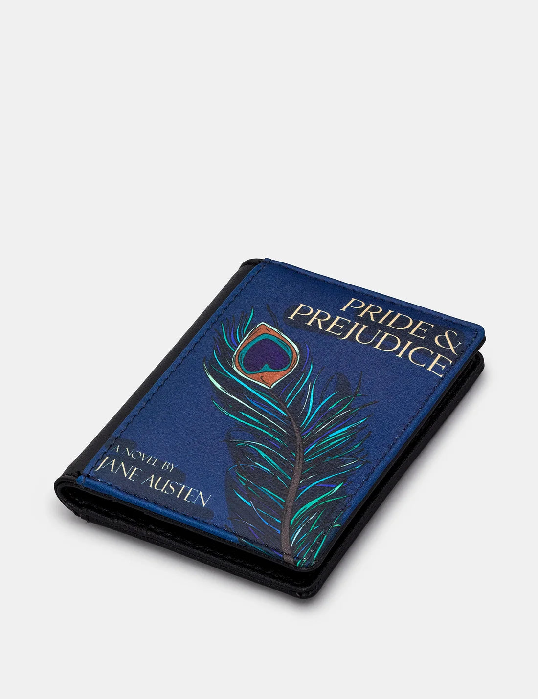 New Disguise Pride & Predudice Flap Over Cardholder BLACK Y1214 BC PP 1