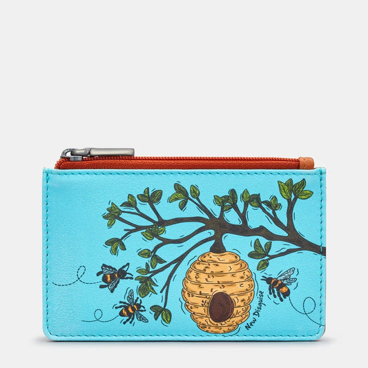 New Disguise Bees Zip Card Holder MULTI Y1221 23 BEES