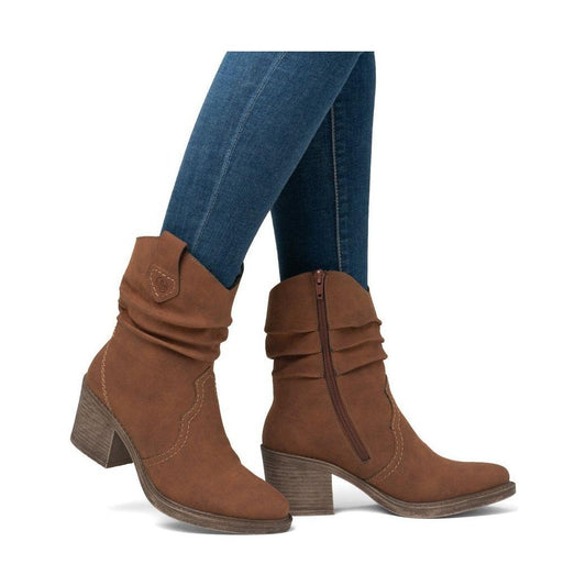 Rieker Y1284 BRANDY Western Style Ankle Boot Y1284-24