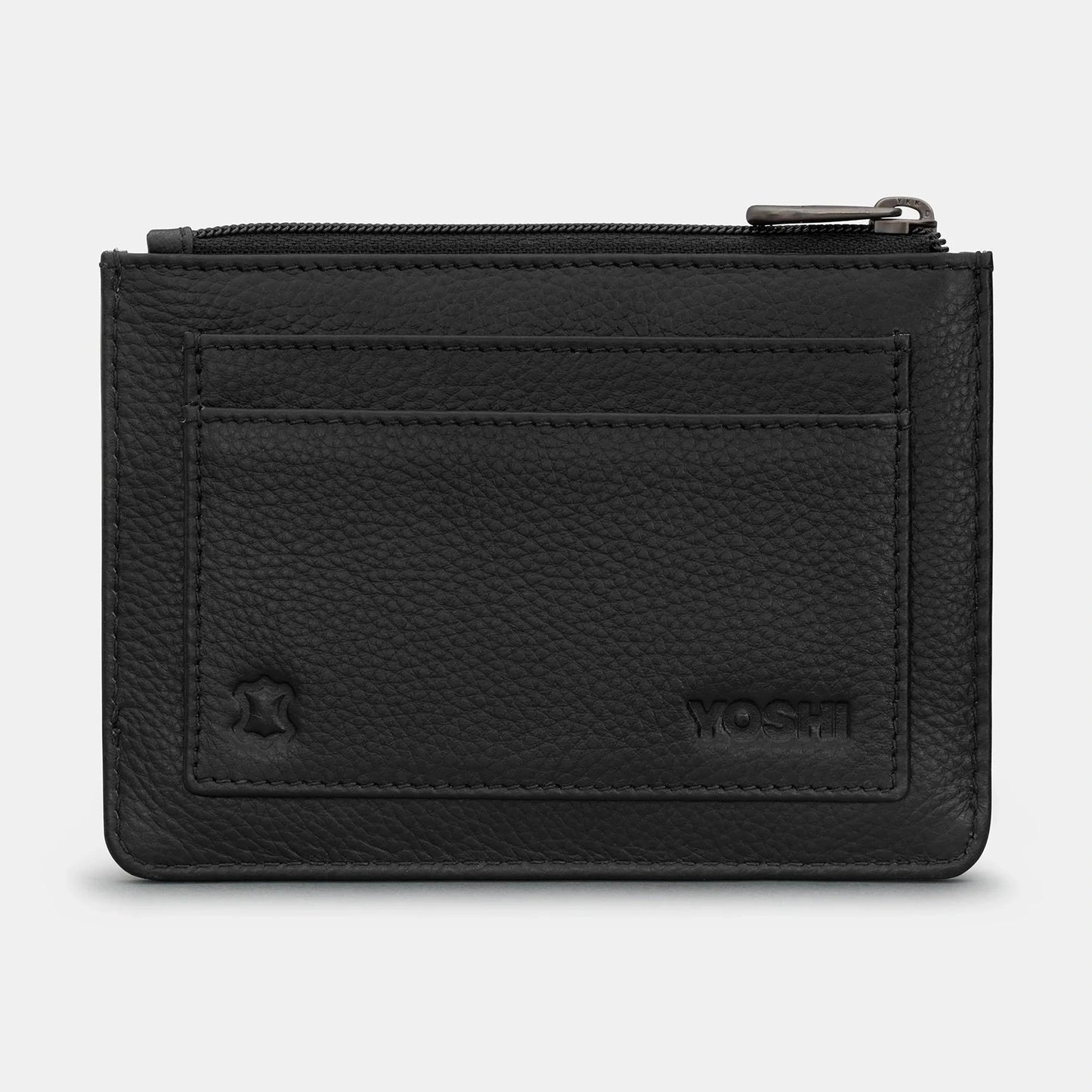 Shakespeare Bookworm Zip Top Leather Purse BLACK Y1321 LBR WS 1