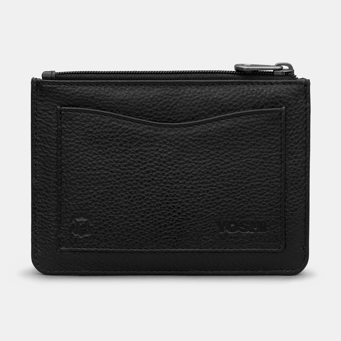 Yoshi Highland Cow Zip Top Purse BLACK y1321COW1