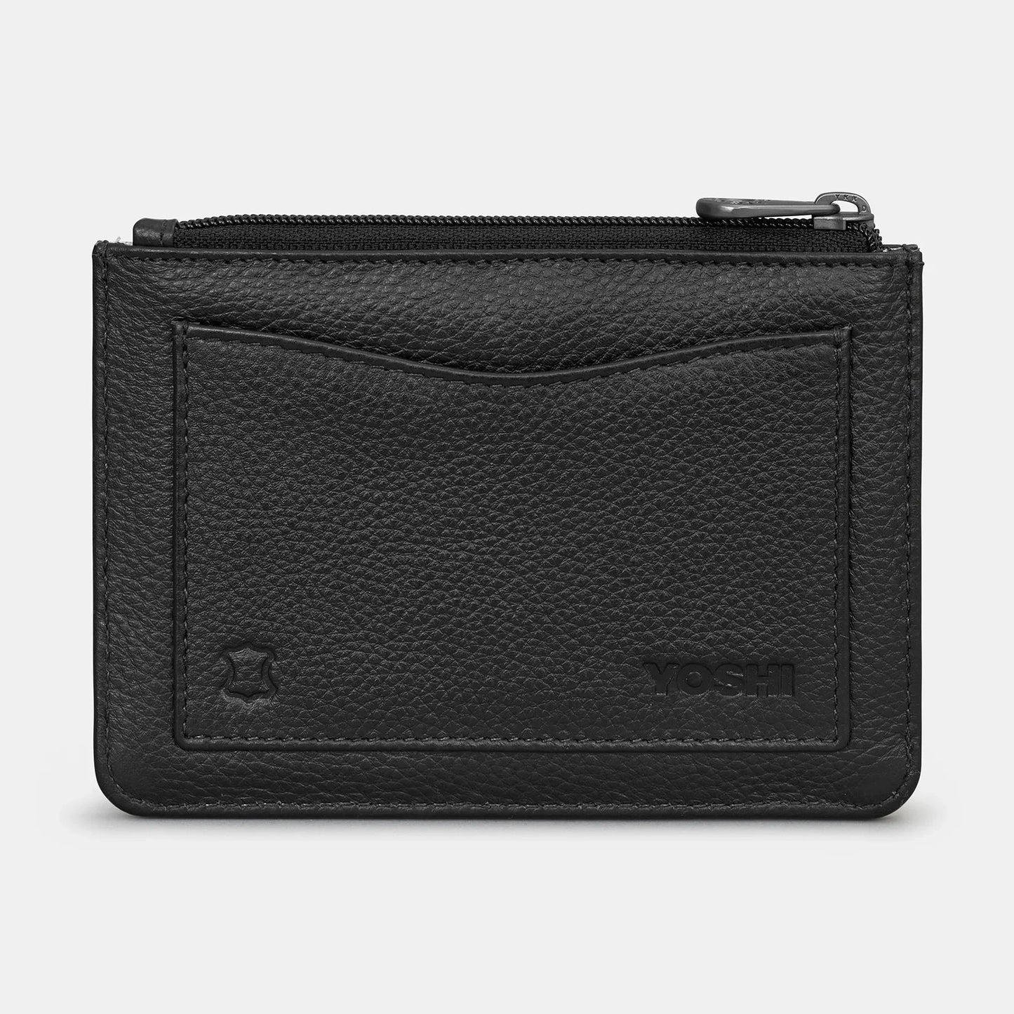Yoshi Piano Cats Black Leather Zip Top Purse BLACK Y1321 PIANO 1