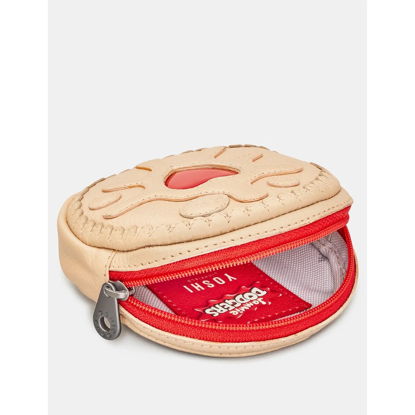 Yoshi Jammie Dodger Leather Purse CREAM Y1323JMD