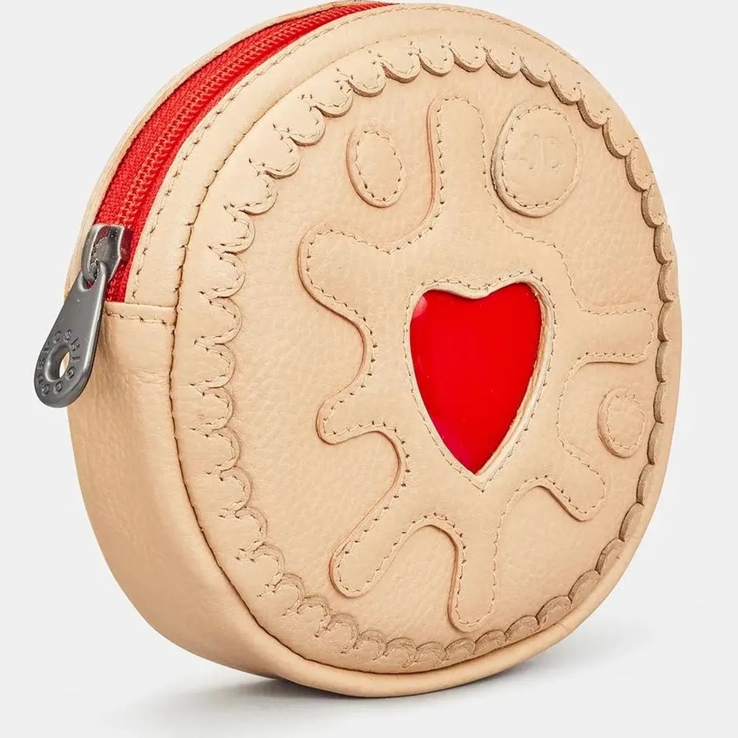 Yoshi Jammie Dodger Leather Purse CREAM Y1323JMD
