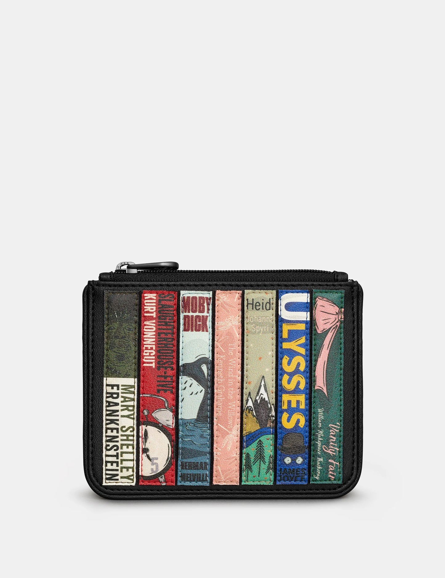 Yoshi Vegan Bookworm Zip Top Purse BLACK Y1723LBRV1