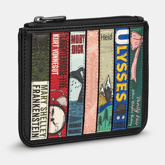 Yoshi Vegan Bookworm Zip Top Purse BLACK Y1723LBRV1