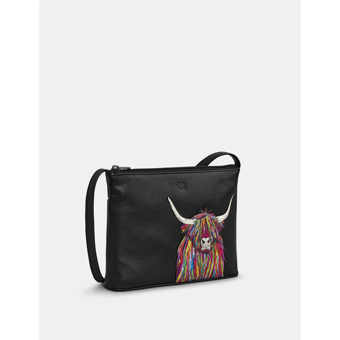 Yoshi Highland Cow Cross Body BLACK yb214 cow