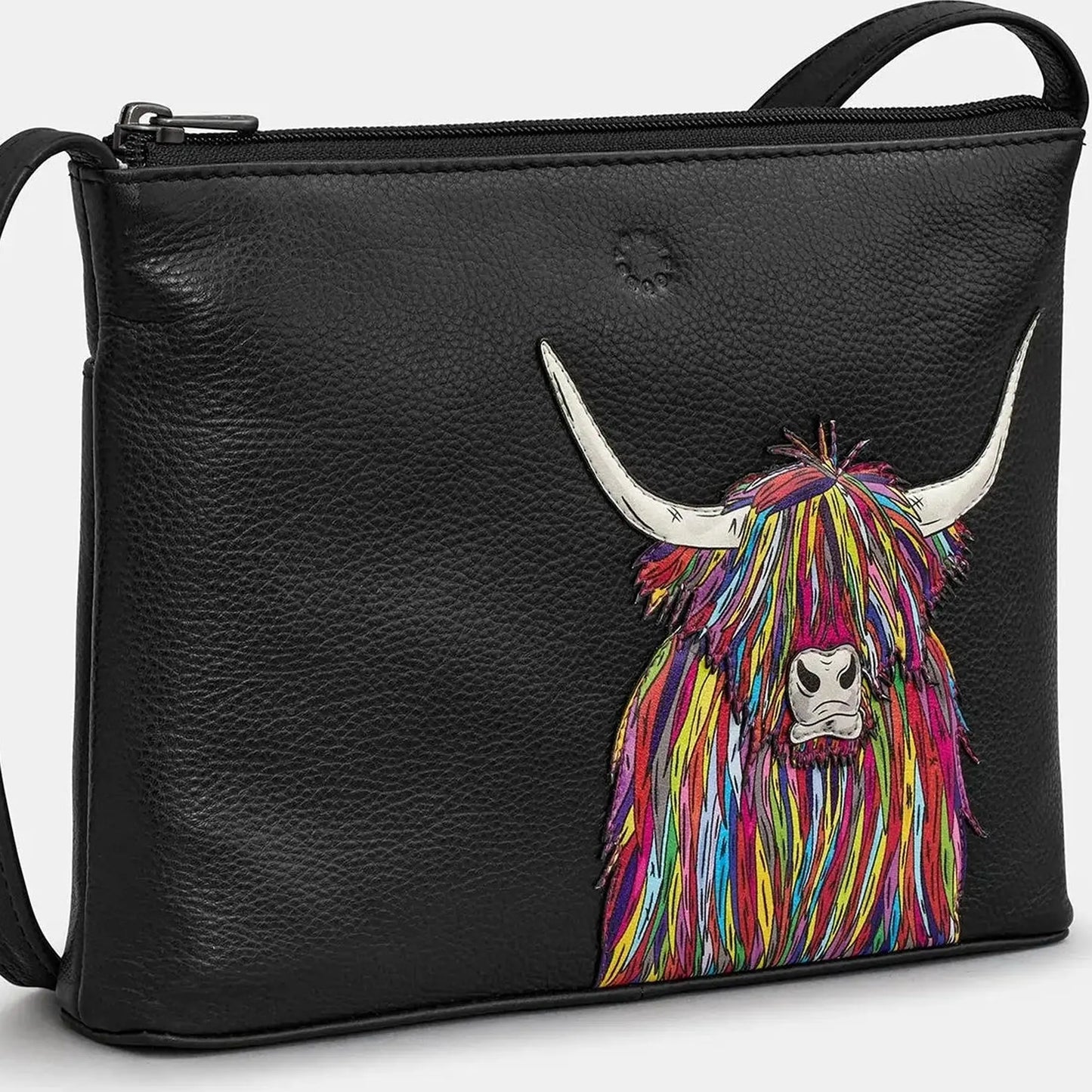 Yoshi Highland Cow Cross Body BLACK yb214 cow