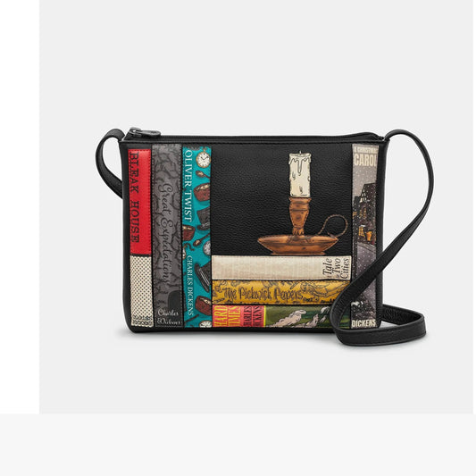 Yoshi Dickens Bookworm Leather Cross Body Bag