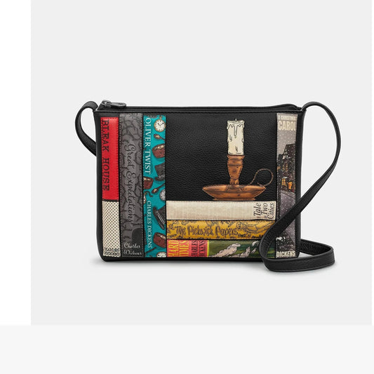 Yoshi Dickens Bookworm Leather Cross Body Bag