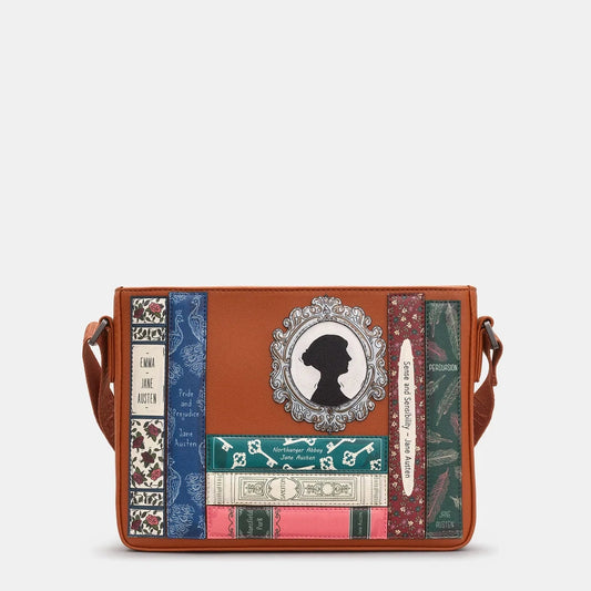 New Disguise Jane Austen Cross Body Bag TAN YB214 LBR JA4