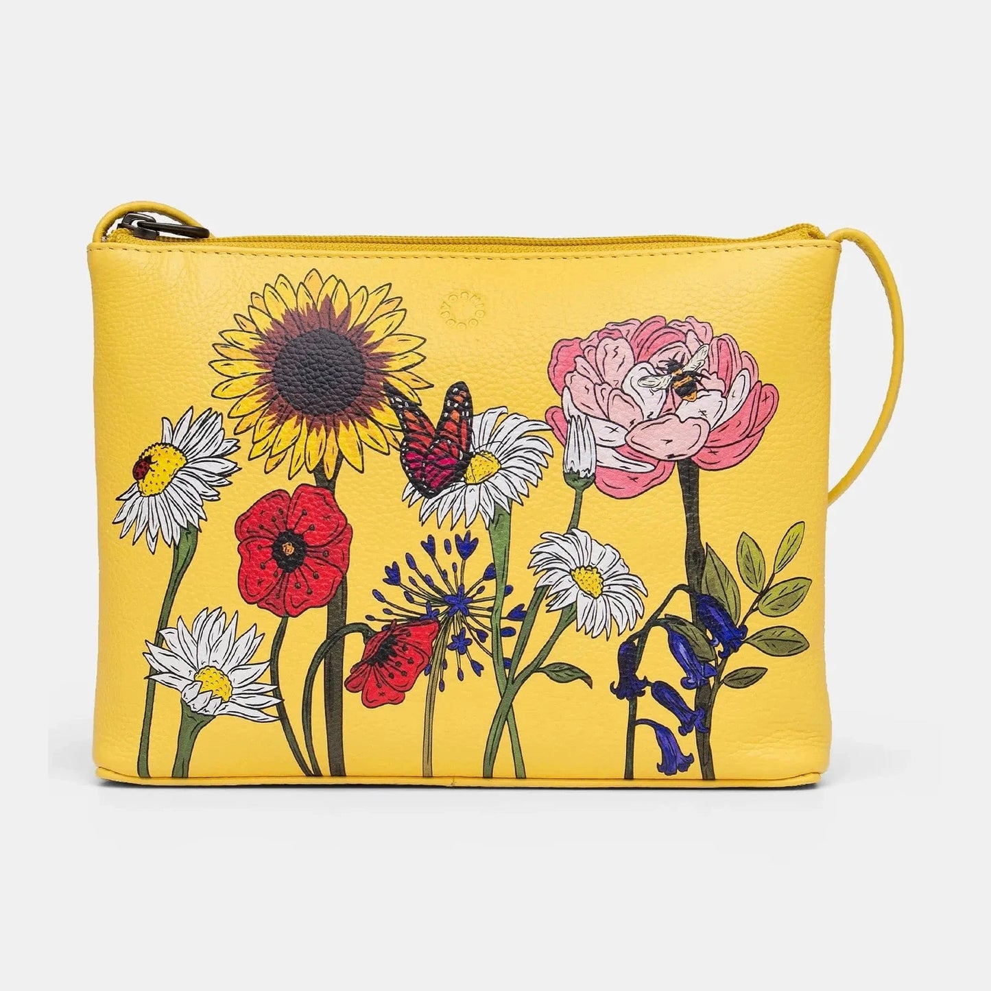 Yoshi Wildflower Cross Body Handbag Buttercup Yellow