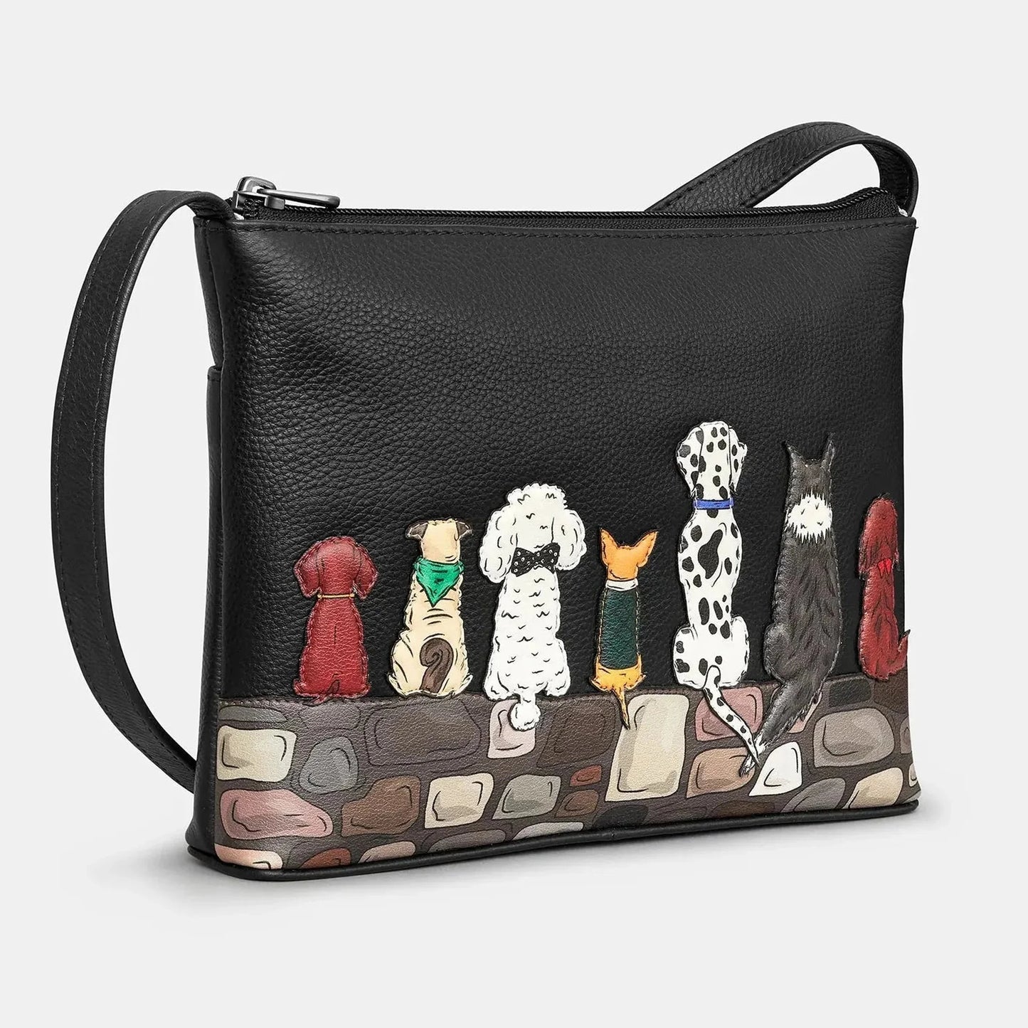 Yoshi Bark to Bark Parker Leather Cross Body Bag