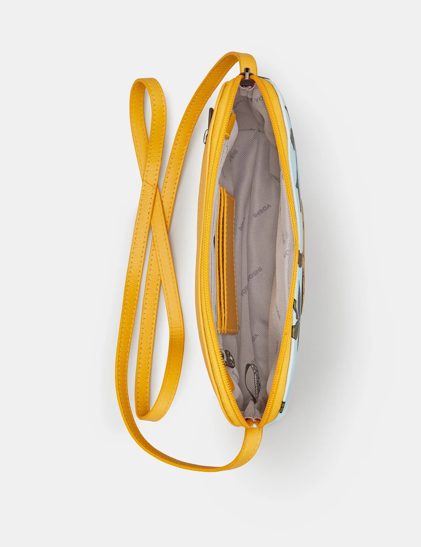 Yoshi Soft Leather Bee Hive Crossbody YELLOW Bag