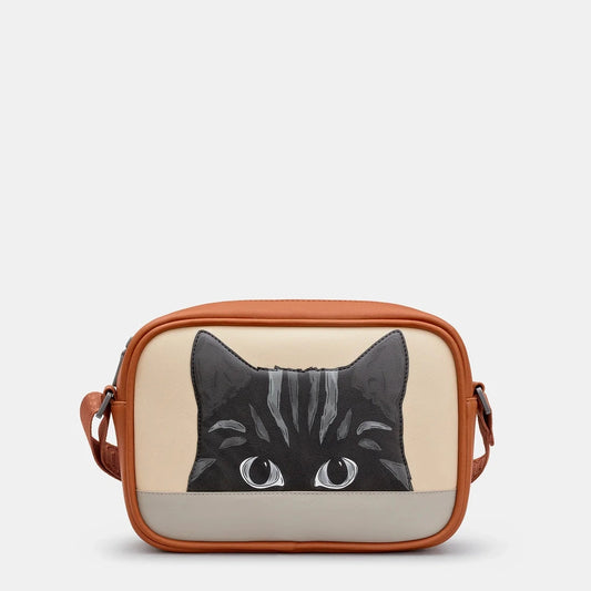 New Disguise Gatto Vegan Cross Body Bag MOCCA YB263 CAT CB46