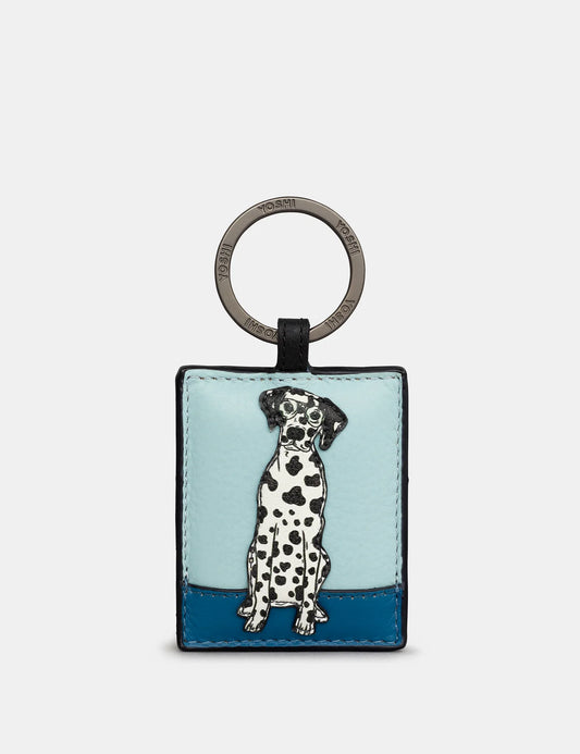 Yoshi Party Dogs Keyring Dalmatian BLACK Leather YKR PRTDG 1C
