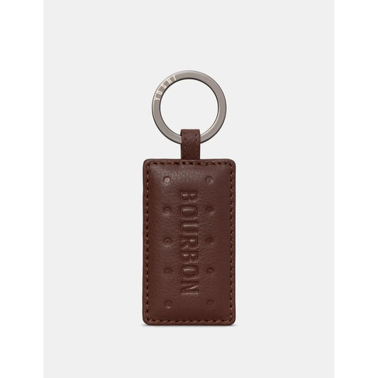 Yoshi Bourbon Biscuit Leather Keyring