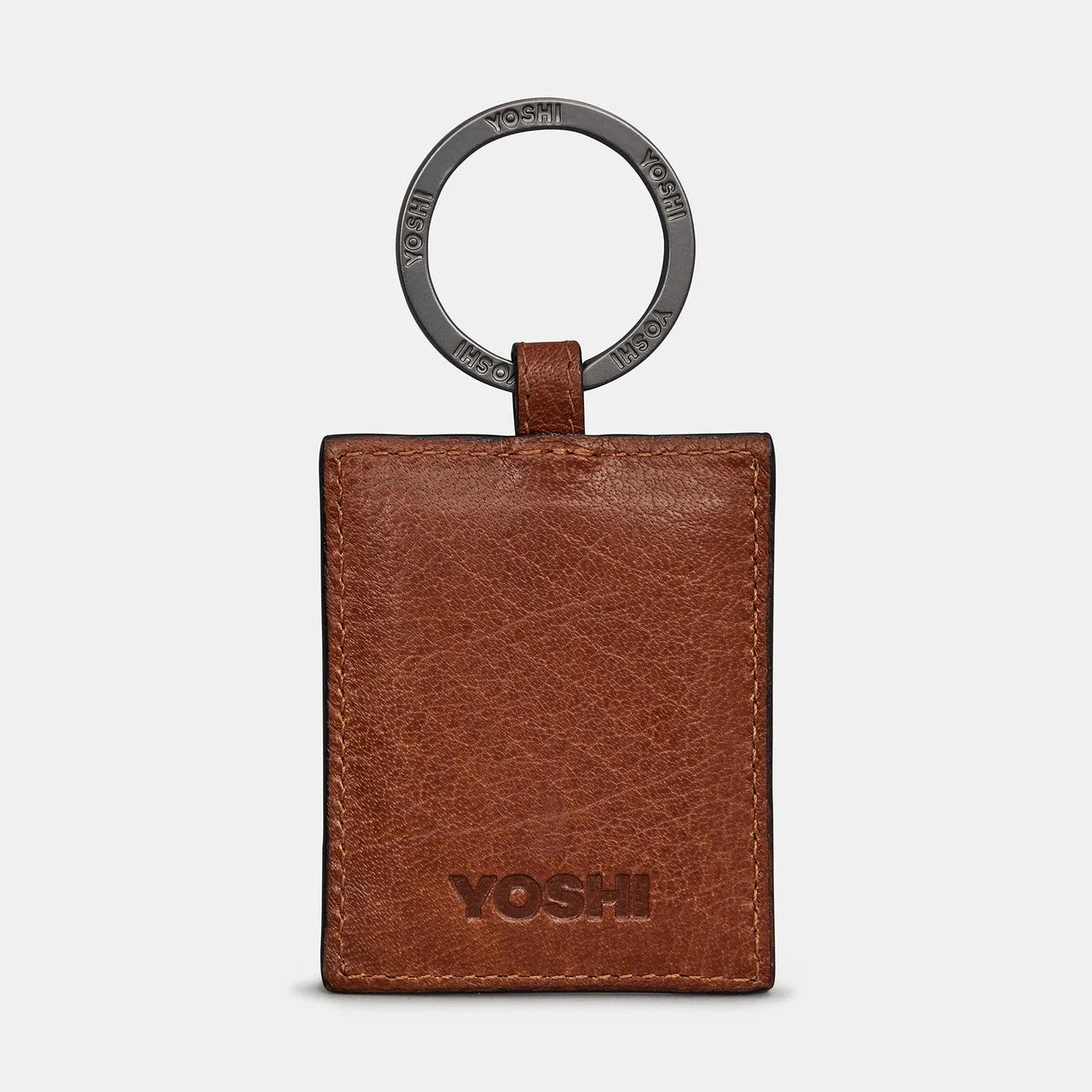 Yoshi Party Cats Keyring Siamese BROWN Leather KEYRING