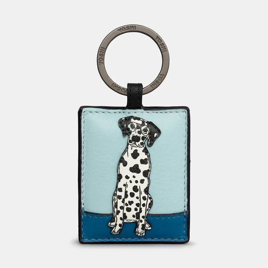 Yoshi Party Dogs Keyring Dalmatian BLACK Leather YKR PRTDG 1C