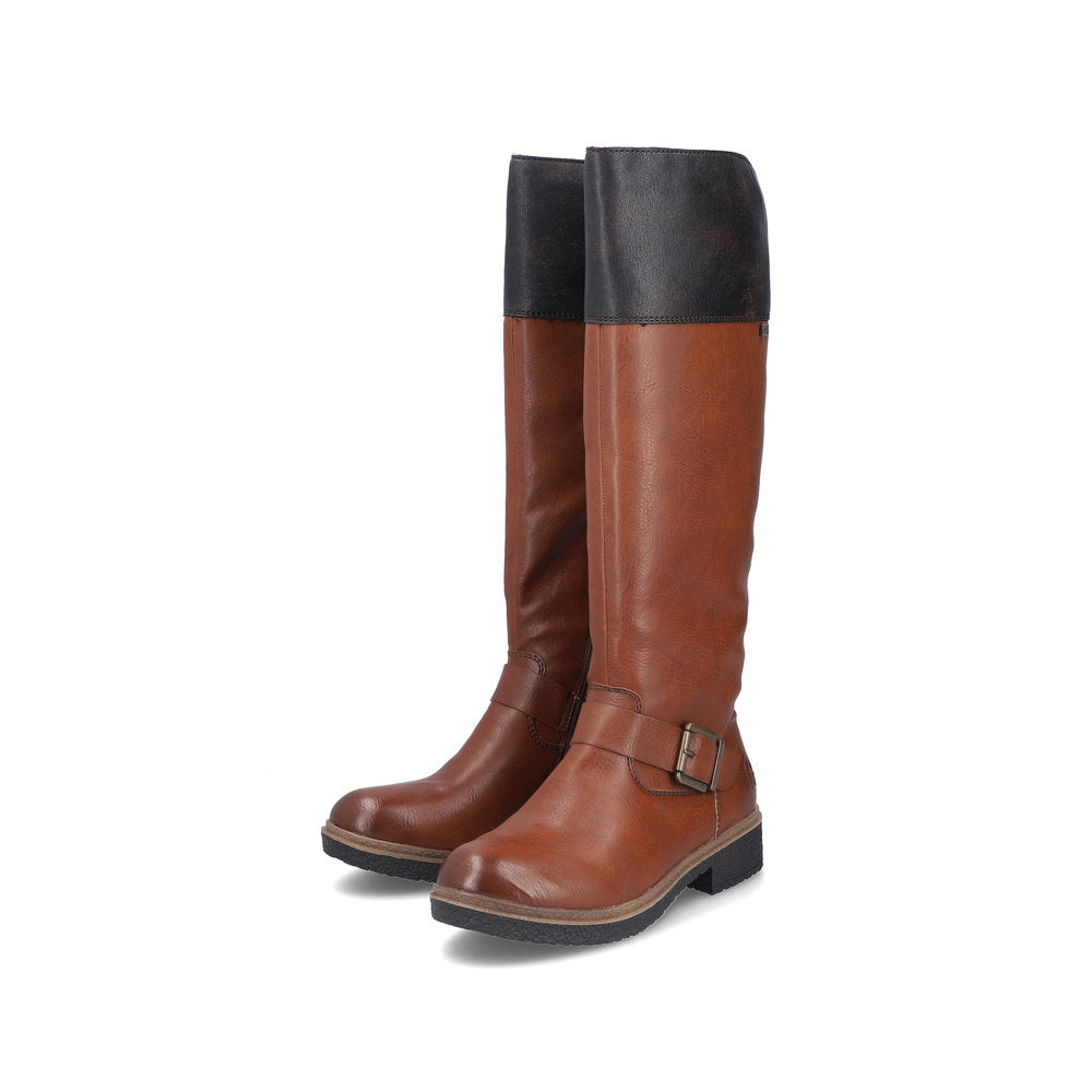 Rieker Z5092 MUSCAT Long Leg Water Resistant Riding Style Boot Z5092-24