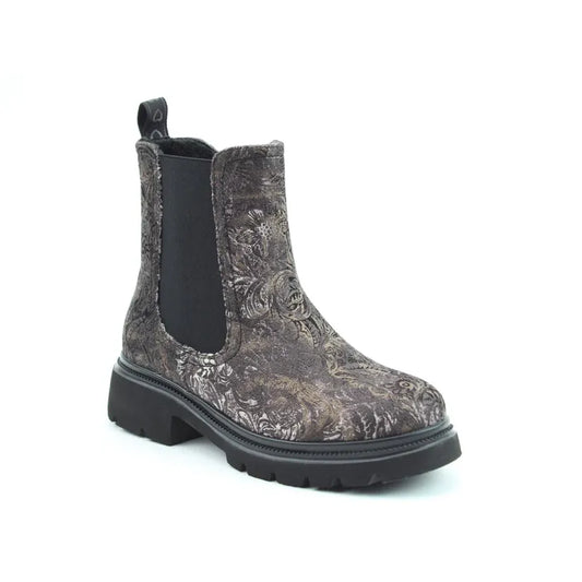 Heavenly Feet Zeta Meadow BARK Chelsea Boot with Zip Vegan Friendly