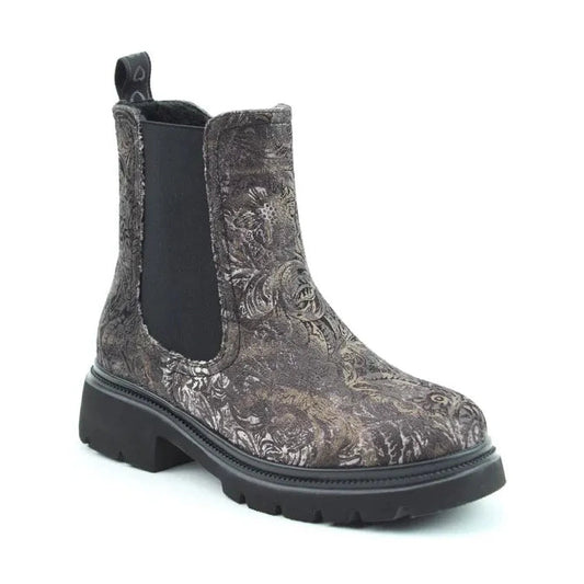 Heavenly Feet Zeta Meadow BARK Chelsea Boot with Zip Vegan Friendly