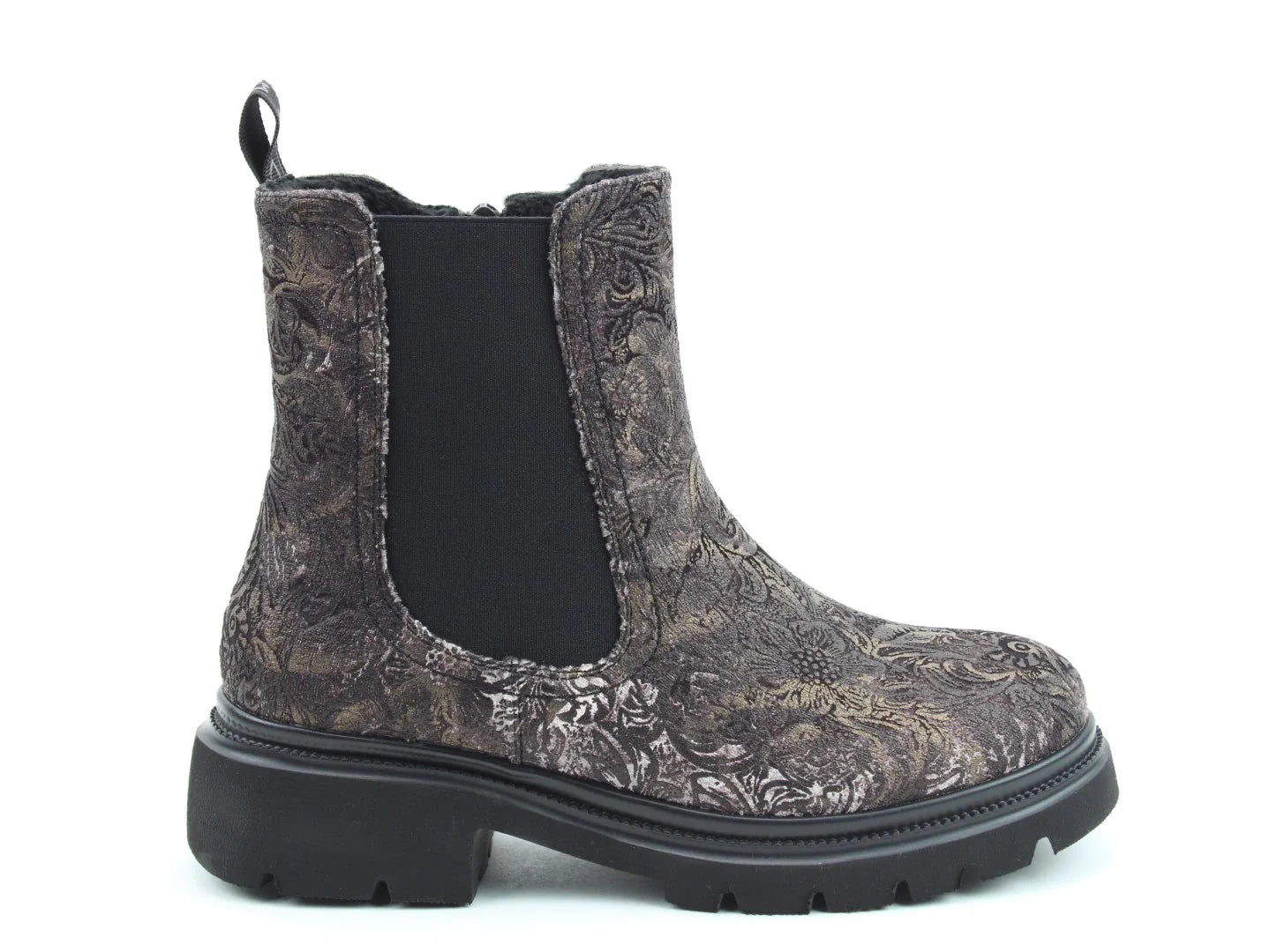 Heavenly Feet Zeta Meadow BARK Chelsea Boot with Zip Vegan Friendly