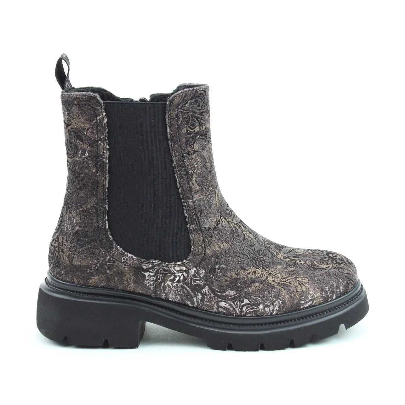 Heavenly Feet Zeta Meadow BARK Chelsea Boot with Zip Vegan Friendly