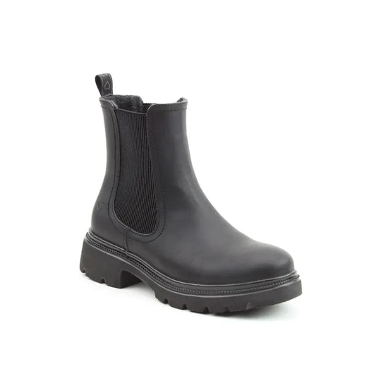 Heavenly Feet Zeta BLACK Litesole Chelsea Boot with Zip