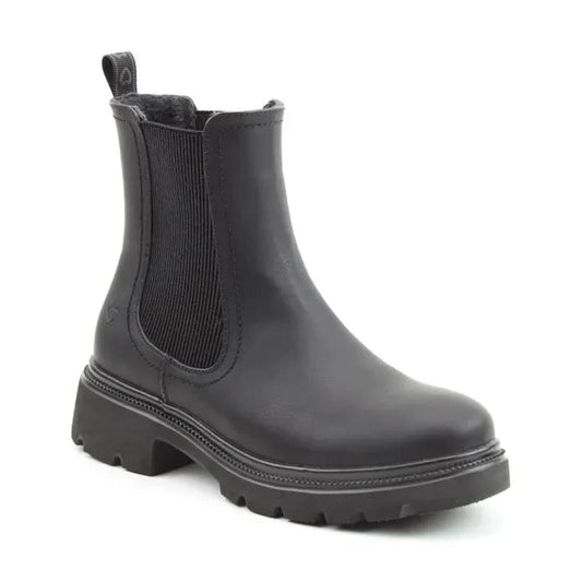 Heavenly Feet Zeta BLACK Litesole Chelsea Boot with Zip