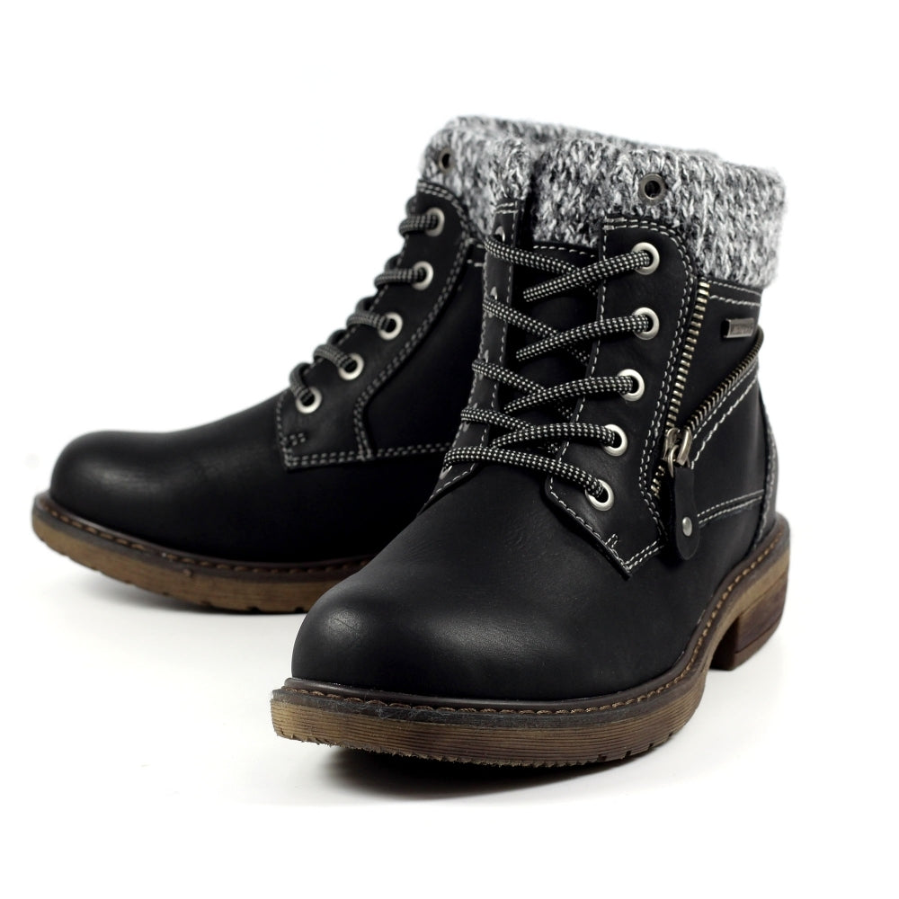 Lunar Ankle Boot Benson BLACK GLB070-BK
