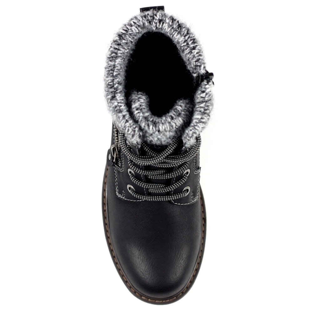 Lunar Ankle Boot Benson BLACK GLB070-BK