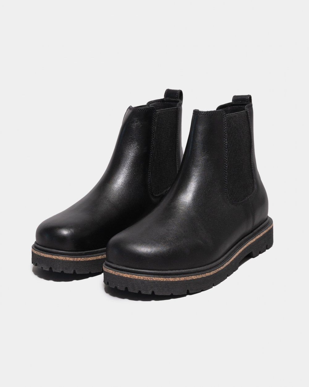 Birkenstock Highwood Mid Slip On Chelsea Boot BLACK