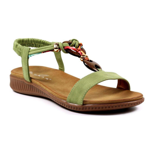 Lunar Brava Comfort Sandal JLH475 KAHKI