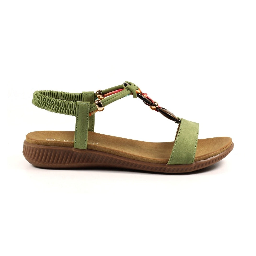 Lunar Brava Comfort Sandal JLH475 KAHKI